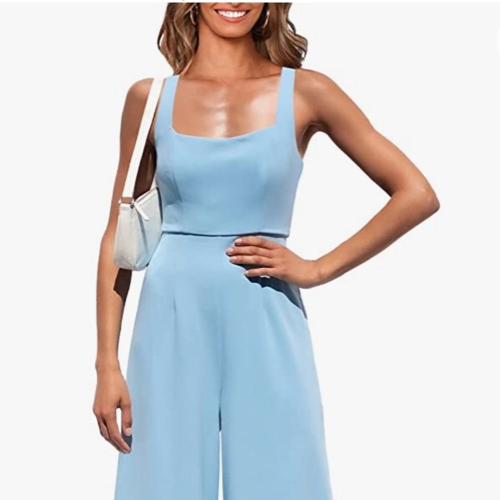 Fixmatti high waist wide leg jumpsuit, NWOT